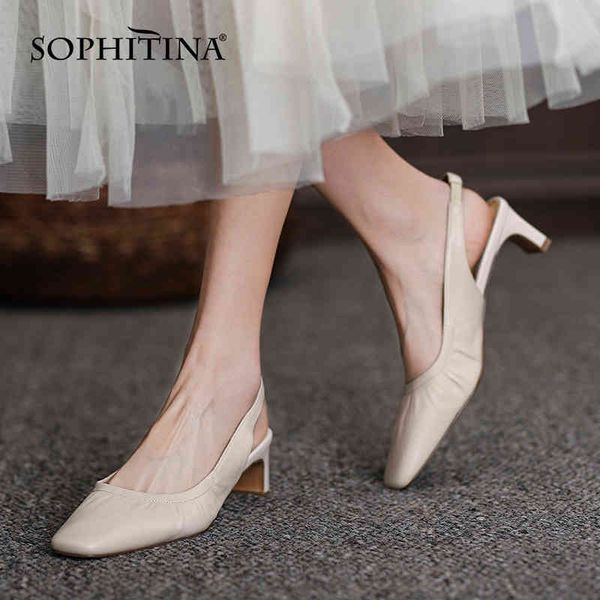 sophitina women shoes leisure pink genuine leather handmade shoes back strap soft comfort fashion office ladies sandals ao358 210513, Black 
sophitina women shoes leisure pink genuine leather handmade shoes back strap soft comfort fashion office ladies sandals ao358 210513, Black