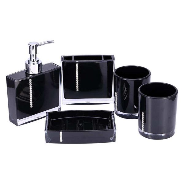 5pc/set acrylic bathroom equipment emulsion bottle toothbrush holder soap dish gargle cup hardware set bath accessory
5pc/set acrylic bathroom equipment emulsion bottle toothbrush holder soap dish gargle cup hardware set bath accessory