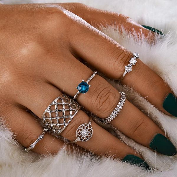 cluster rings doocna 6pcs/sets vintage hollow width joint ring for women men flowers clear crystal stone sets jewelry party anillo 9879, Golden;silver
cluster rings doocna 6pcs/sets vintage hollow width joint ring for women men flowers clear crystal stone sets jewelry party anillo 9879, Golden;silver