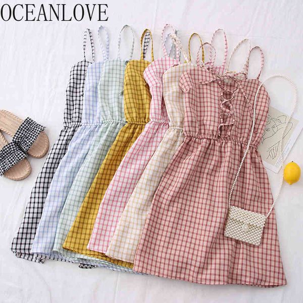 summer plaid women dress bandage sweet holiday vestidos beach style mini dresses korean robes 17357 210415, Black;gray
summer plaid women dress bandage sweet holiday vestidos beach style mini dresses korean robes 17357 210415, Black;gray