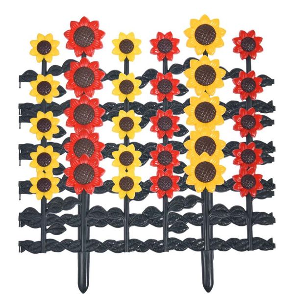 colorful sunflower fence diy garden picket barrier plastic edging patio protective plant borders removable flower bed fencing, trellis & gat
colorful sunflower fence diy garden picket barrier plastic edging patio protective plant borders removable flower bed fencing, trellis & gat