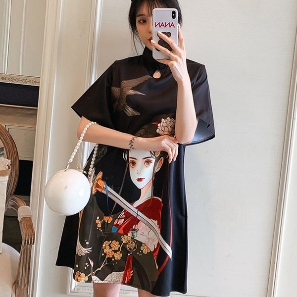 modern chinese dress qipao cheongsam qi pao short robe vintage femme gothic clothes woman japanese style oriental dress 10102, Red
modern chinese dress qipao cheongsam qi pao short robe vintage femme gothic clothes woman japanese style oriental dress 10102, Red