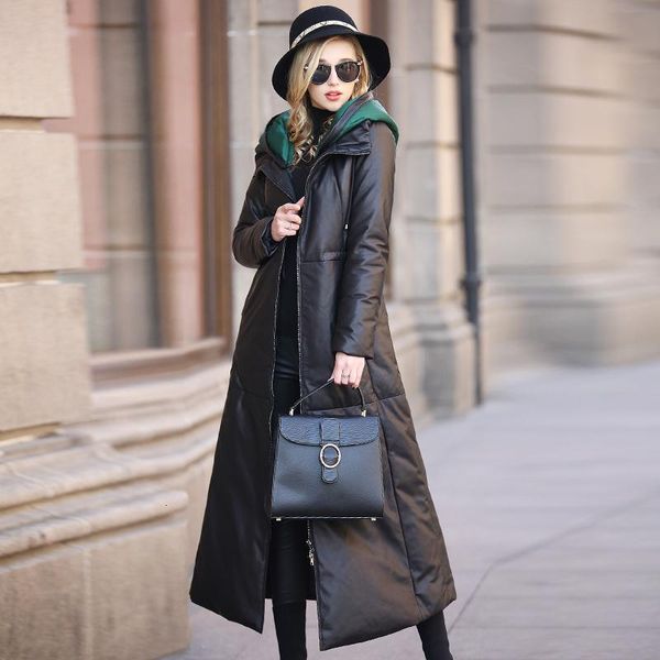 genuine leather jacket sheepskin duck down winter coat women long for womens clothing veste femme 173340 yy807 women's & faux, Black
genuine leather jacket sheepskin duck down winter coat women long for womens clothing veste femme 173340 yy807 women's & faux, Black