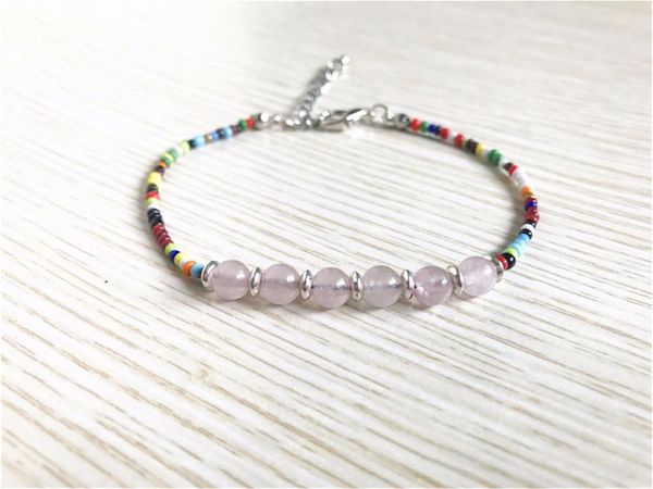 beaded, strands rainbow bracelets fashion seed bead rosequartz bracelet colorful bangle multi color mini beaded, Black
beaded, strands rainbow bracelets fashion seed bead rosequartz bracelet colorful bangle multi color mini beaded, Black