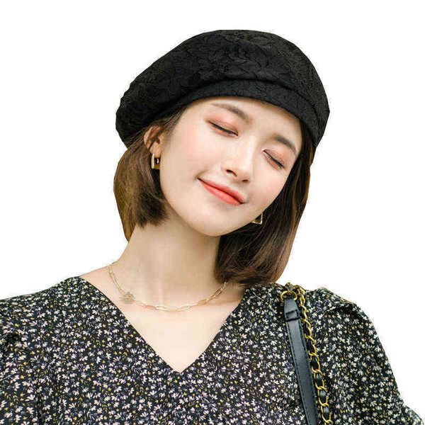 korean autumn and winter hat lace mesh beret women's net red versatile art painter bud, Blue;gray
korean autumn and winter hat lace mesh beret women's net red versatile art painter bud, Blue;gray