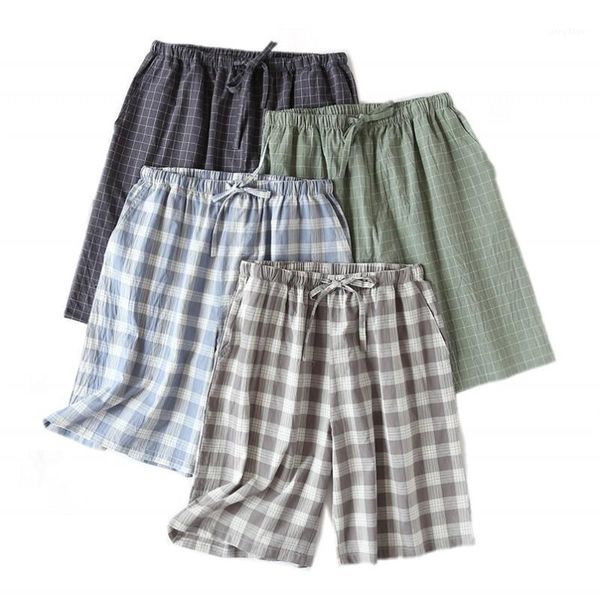 men's sleepwear 2021 summer men 100% cotton sleep bottoms male beatch shorts board casual plaid pajama half pants swimming xl, Black;brown
men's sleepwear 2021 summer men 100% cotton sleep bottoms male beatch shorts board casual plaid pajama half pants swimming xl, Black;brown