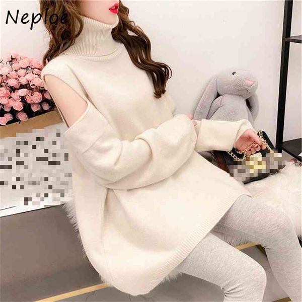 shoulderless sweaters autumn solid turtleneck long sleeve pullovers loose casual oversized female 1f480 210422, White;black
shoulderless sweaters autumn solid turtleneck long sleeve pullovers loose casual oversized female 1f480 210422, White;black