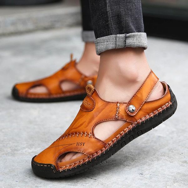 sandals summer 2021 soft men shoes casual outdoor beach leather sports bottom, Black
sandals summer 2021 soft men shoes casual outdoor beach leather sports bottom, Black