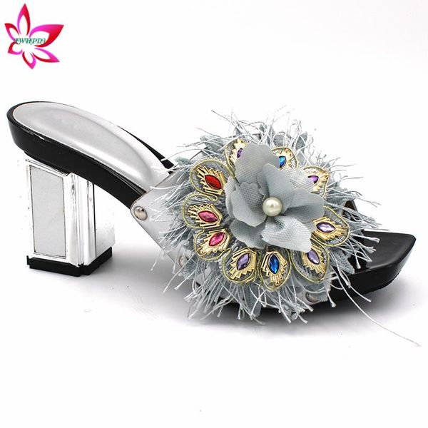 dress shoes silver color coming summer leisure style with appliques slingbacks slipper for wedding, Black
dress shoes silver color coming summer leisure style with appliques slingbacks slipper for wedding, Black