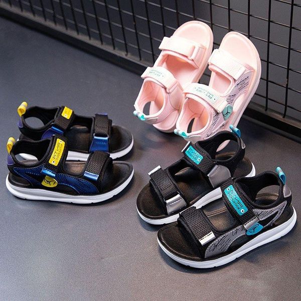 sandals children's boys shoes fashion summer beach children kids fastening girls boy sport sandal, Black;red
sandals children's boys shoes fashion summer beach children kids fastening girls boy sport sandal, Black;red