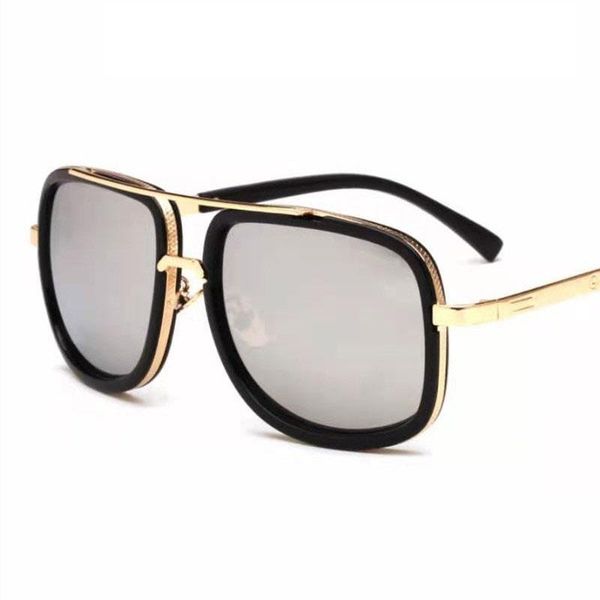 sunglasses fashion big frame men square metal sun glasses women retro vintage gafas, White;black
sunglasses fashion big frame men square metal sun glasses women retro vintage gafas, White;black