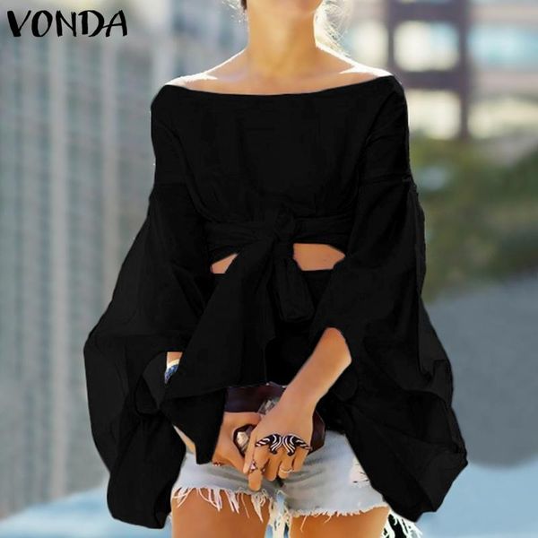 plus size elegant office blusas women stylish shirts vonda 2021 fashion flare sleeve blouses bow solid tunic feminina women's &, White
plus size elegant office blusas women stylish shirts vonda 2021 fashion flare sleeve blouses bow solid tunic feminina women's &, White