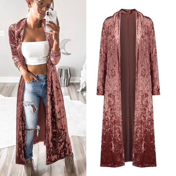 women's trench coats long cardigans coat women sleeves plus length velvet fall winter fashion jackets lugentolo, Tan;black
women's trench coats long cardigans coat women sleeves plus length velvet fall winter fashion jackets lugentolo, Tan;black