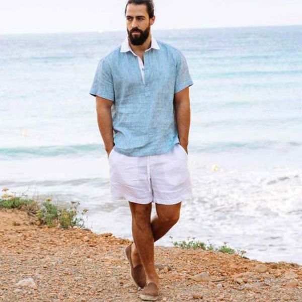 men's casual shirts men summer solid color cotton linen turn down collar slim basic camisas short sleeve chemise homme, White;black
men's casual shirts men summer solid color cotton linen turn down collar slim basic camisas short sleeve chemise homme, White;black