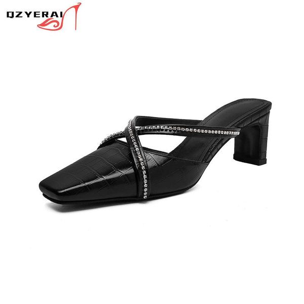 slippers 2021 summer sell women genuine leather indoor outdoor party shoes diamond high heels sandals, Black
slippers 2021 summer sell women genuine leather indoor outdoor party shoes diamond high heels sandals, Black