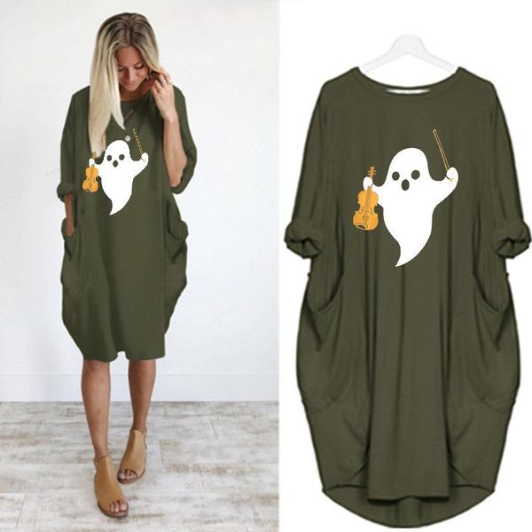casual dresses autumn winter halloween print loose pocket dress fashion t-shirt for women punk large size 5xl, Black;gray
casual dresses autumn winter halloween print loose pocket dress fashion t-shirt for women punk large size 5xl, Black;gray