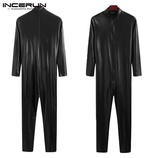 fashion men jumpsuit v neck long sleeve fitness casual rompers faux pu leather solid color mens overalls s-5xl men's pants, Black
fashion men jumpsuit v neck long sleeve fitness casual rompers faux pu leather solid color mens overalls s-5xl men's pants, Black