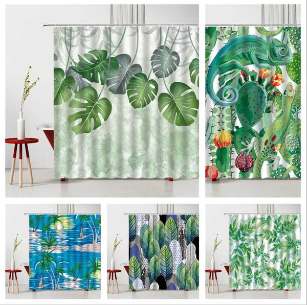 shower curtains green plant curtain hooks tropical cactus coconut tree environmental protection waterproof bathroom decoration
shower curtains green plant curtain hooks tropical cactus coconut tree environmental protection waterproof bathroom decoration
