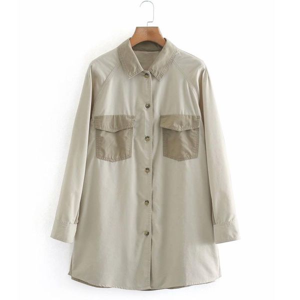 autumn women shirts jackets coats long sleeve patchwork loose female fashion street jacket clothing women's, Black;brown
autumn women shirts jackets coats long sleeve patchwork loose female fashion street jacket clothing women's, Black;brown