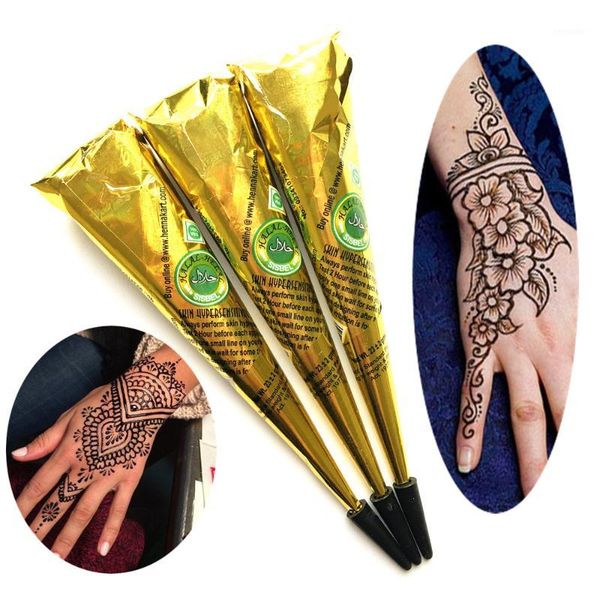 3pc/lot women makeup black henna tattoo paste cones, waterproof mehndi cream for body paint stencil1
3pc/lot women makeup black henna tattoo paste cones, waterproof mehndi cream for body paint stencil1