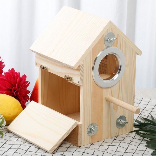 wooden bird houses outdoor house breeding box wen nest for cage black tiger skin peony parrot cages
wooden bird houses outdoor house breeding box wen nest for cage black tiger skin peony parrot cages