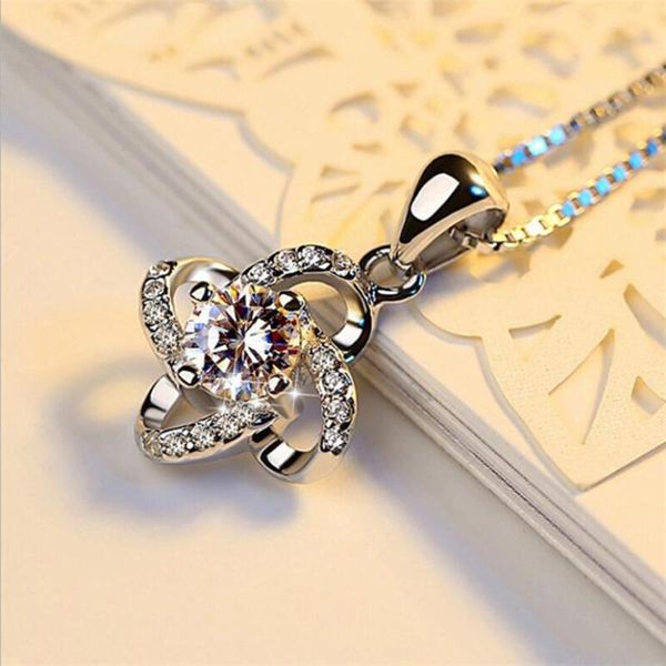 chains europe and america individual character noble temperament 4 leaf necklace, Silver
chains europe and america individual character noble temperament 4 leaf necklace, Silver