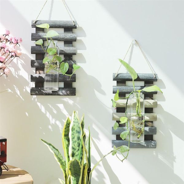 antique wooden board hanging planters wall-mounted glass vases solid-color ladder single bottle for plants garden decoration other home deco
antique wooden board hanging planters wall-mounted glass vases solid-color ladder single bottle for plants garden decoration other home deco