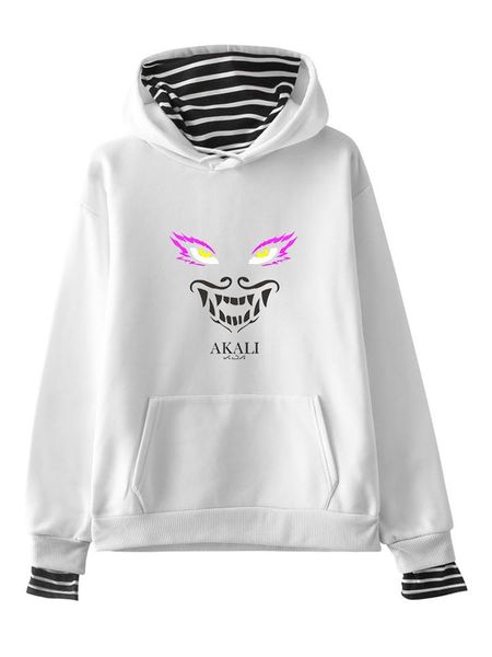 women's hoodies & sweatshirts kda the baddest 2021 game sweatshirt printed fake two pieces clothes song harajuku fashion women / men 30, Black
women's hoodies & sweatshirts kda the baddest 2021 game sweatshirt printed fake two pieces clothes song harajuku fashion women / men 30, Black