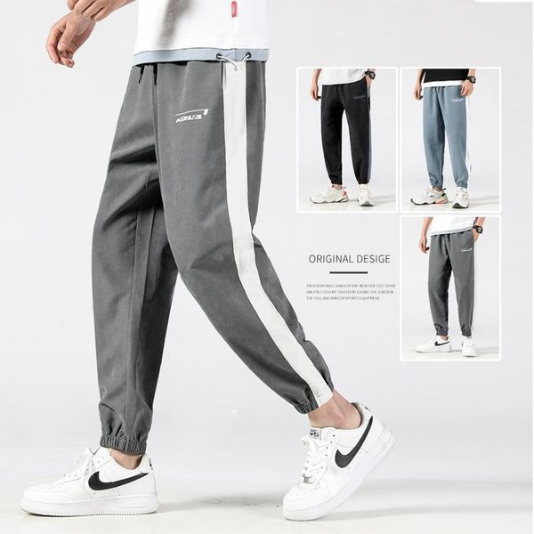 men's korean casual pants summer thin 2021 harem oversize loose trend sports capris 5402, Black
men's korean casual pants summer thin 2021 harem oversize loose trend sports capris 5402, Black
