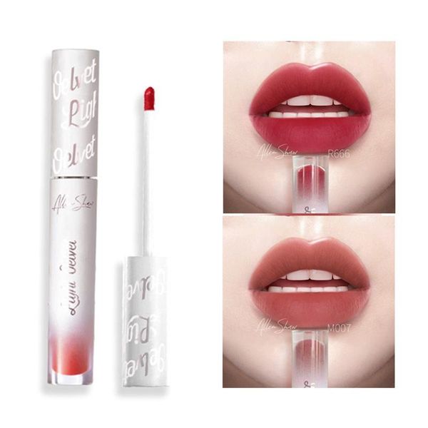 lip gloss 8colors velvet matte glaze waterproof non-stick long lasting lipstick not easy to fade korean cosmetics for woman 
lip gloss 8colors velvet matte glaze waterproof non-stick long lasting lipstick not easy to fade korean cosmetics for woman