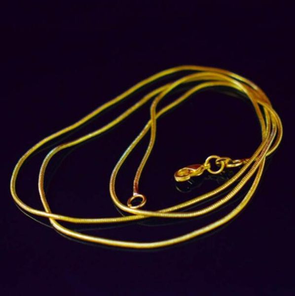 18k gold plated snake chain necklace for woman lobster clasps smooth 1.2mm link necklace statement lz781, Silver
18k gold plated snake chain necklace for woman lobster clasps smooth 1.2mm link necklace statement lz781, Silver