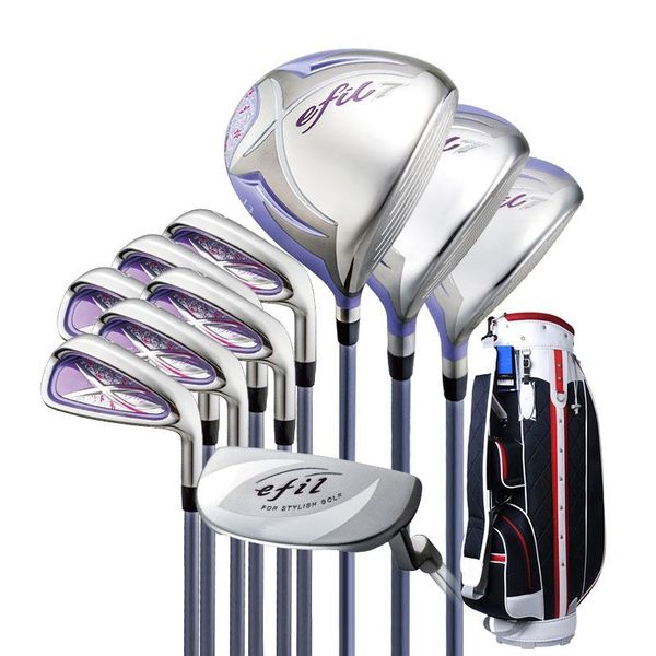 complete set of clubs womens efil7 golf driver+fairway wood+iron+putte graphite shaft l flex with headcover
complete set of clubs womens efil7 golf driver+fairway wood+iron+putte graphite shaft l flex with headcover