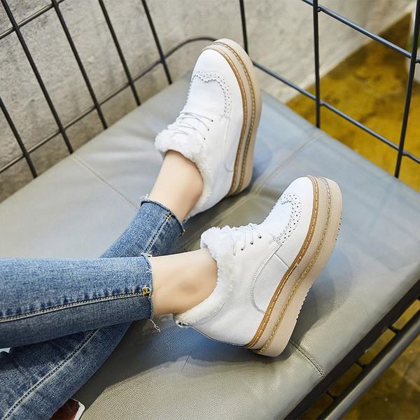 boots women's flat platform shoes genuine leather winter sneakers warm fur casual shoe woman snow wedges 34, Black
boots women's flat platform shoes genuine leather winter sneakers warm fur casual shoe woman snow wedges 34, Black