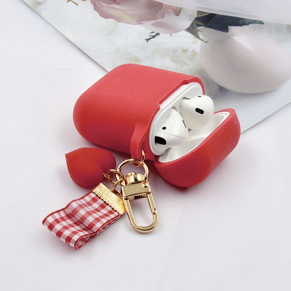 red case with heart pendant for airpods soft silicone flexible cases cover cute shockproof earphone protector wholesale bulk 97234
red case with heart pendant for airpods soft silicone flexible cases cover cute shockproof earphone protector wholesale bulk 97234