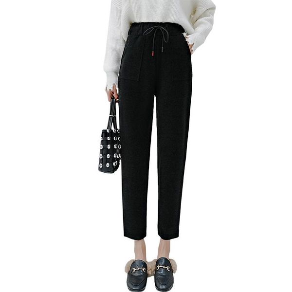 women's pants & capris women woolen harem warm autumn winter high waist elastic casual pant female plus size 5xl ankle-length trousers, Black;white
women's pants & capris women woolen harem warm autumn winter high waist elastic casual pant female plus size 5xl ankle-length trousers, Black;white