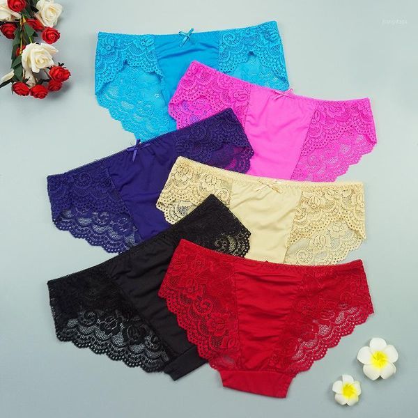 women's panties 6pcs/lots lace briefs women intimate underpants mid-rise lady hollow out erotic underwear lingerie solid color, Black;pink
women's panties 6pcs/lots lace briefs women intimate underpants mid-rise lady hollow out erotic underwear lingerie solid color, Black;pink