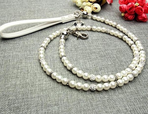 dog collars & leashes 20pcs/lot fashion dogs cats pearl leash doggy luxurious drilling ball lead supplies puppy pets accessories
dog collars & leashes 20pcs/lot fashion dogs cats pearl leash doggy luxurious drilling ball lead supplies puppy pets accessories