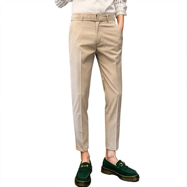 spring fall men's korean trend casual trousers anti-wrinkle non-scaling slim business formal dress small feet pants, Black
spring fall men's korean trend casual trousers anti-wrinkle non-scaling slim business formal dress small feet pants, Black