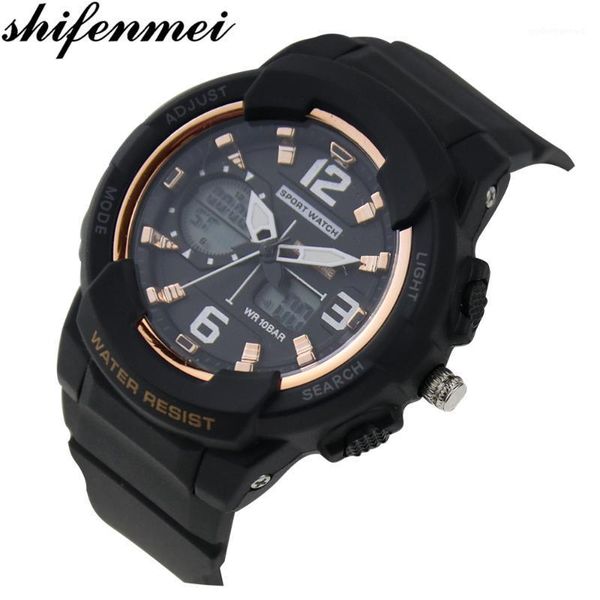shifenmei fashion women digital watch sport waterproof multifunction wristwatch ladies watches female clock relogio feminino wristwatches, Slivery;brown
shifenmei fashion women digital watch sport waterproof multifunction wristwatch ladies watches female clock relogio feminino wristwatches, Slivery;brown