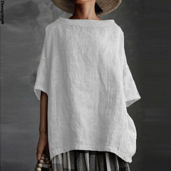 women's blouses & shirts women spring summer half sleeve 2021 loose blouse casual round neck female pullover elegant solid shirt blusa, White
women's blouses & shirts women spring summer half sleeve 2021 loose blouse casual round neck female pullover elegant solid shirt blusa, White