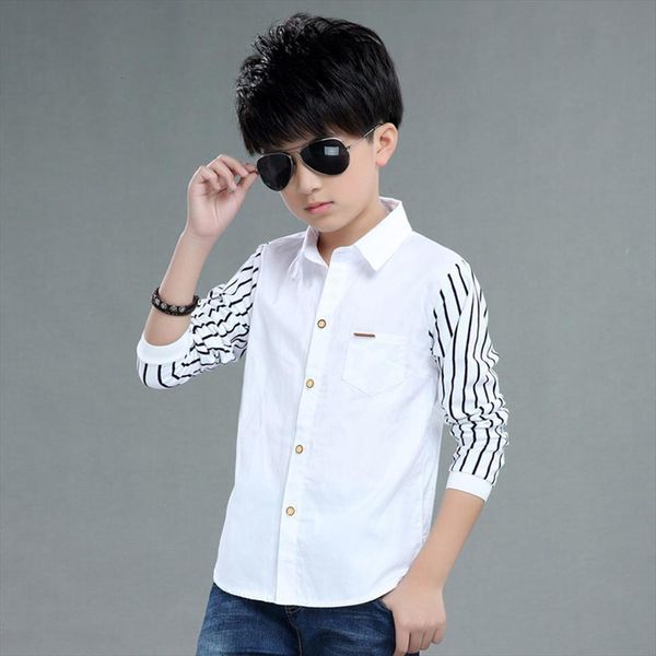 shirt for boys long sleeve school formal dress children baby clothes collar birthday shirts, White;black
shirt for boys long sleeve school formal dress children baby clothes collar birthday shirts, White;black