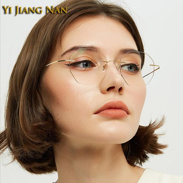 fashion sunglasses frames women irregular round rimless ultra light weight mujer gafas optical eyewear prescription glasses frame men eyegla, Black
fashion sunglasses frames women irregular round rimless ultra light weight mujer gafas optical eyewear prescription glasses frame men eyegla, Black