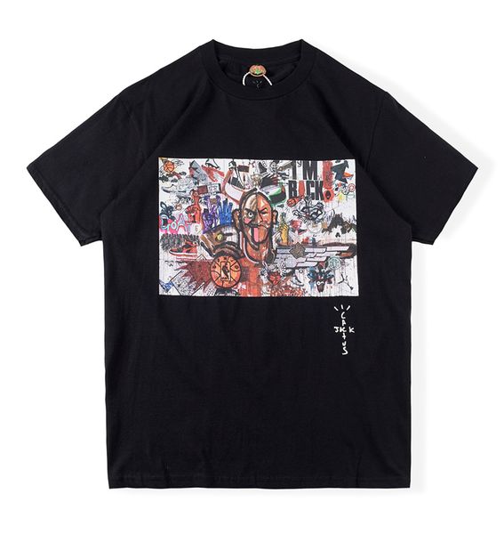 black white t shirt men summer fashion printed short sleeve hip hop t-shirt real pics, White;black
black white t shirt men summer fashion printed short sleeve hip hop t-shirt real pics, White;black