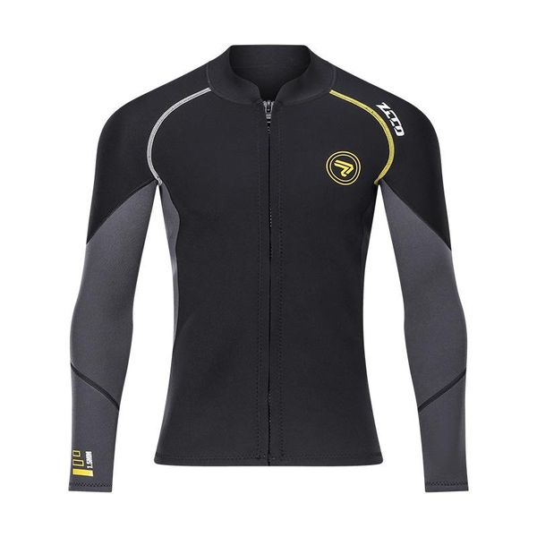 1.5mm black neoprene long sleeve wetsuit men front zipper jacket surf diving swimming snorkeling water sports accessories one-piece suit
1.5mm black neoprene long sleeve wetsuit men front zipper jacket surf diving swimming snorkeling water sports accessories one-piece suit