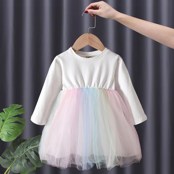 girl's dresses white princess style fairy colorful net yarn dress for girls autumn long sleeve blouse children clothing flower girl, Red;yellow
girl's dresses white princess style fairy colorful net yarn dress for girls autumn long sleeve blouse children clothing flower girl, Red;yellow