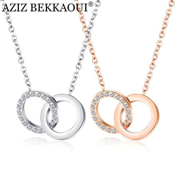 pendant necklaces aziz bekkaoui double round drilled female necklace clavicle chain simple crystal romantic for christmas gifts, Silver
pendant necklaces aziz bekkaoui double round drilled female necklace clavicle chain simple crystal romantic for christmas gifts, Silver