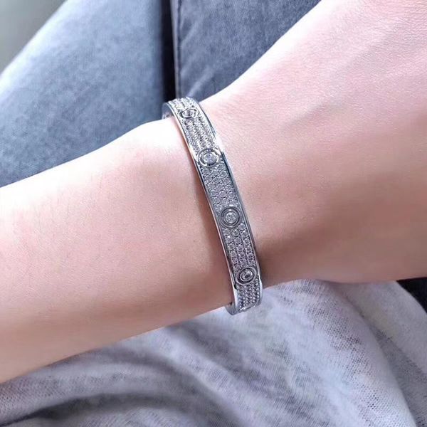 bangle titanium steel cubic zirconia micro paved full stone screw bracelets love bangles men women bracelet femme, Black
bangle titanium steel cubic zirconia micro paved full stone screw bracelets love bangles men women bracelet femme, Black