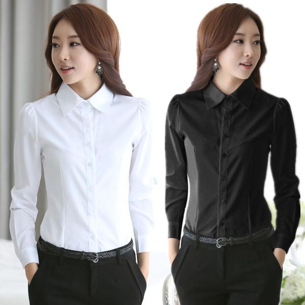 women's blouses & shirts long sleeve body s lace blouse vintage chiffon office shirt blusas xxxl femininas 748m, White
women's blouses & shirts long sleeve body s lace blouse vintage chiffon office shirt blusas xxxl femininas 748m, White