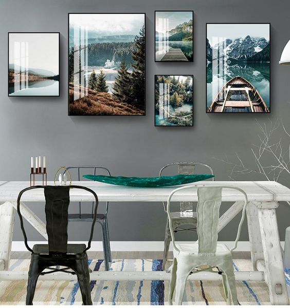 paintings scandinavian nature landscape wall art poster mountain lake boat print nordic painting decorative picture modern home decorati
paintings scandinavian nature landscape wall art poster mountain lake boat print nordic painting decorative picture modern home decorati