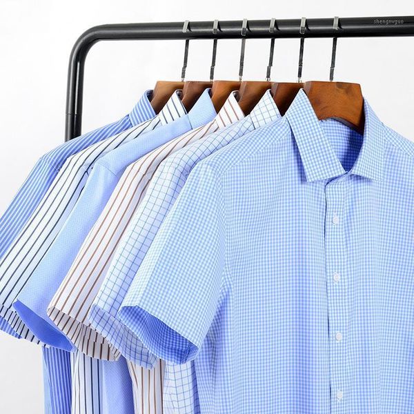 all cotton dp ready to wear no iron shirt men's short sleeve summer business professional stripe dress shirts, White;black
all cotton dp ready to wear no iron shirt men's short sleeve summer business professional stripe dress shirts, White;black